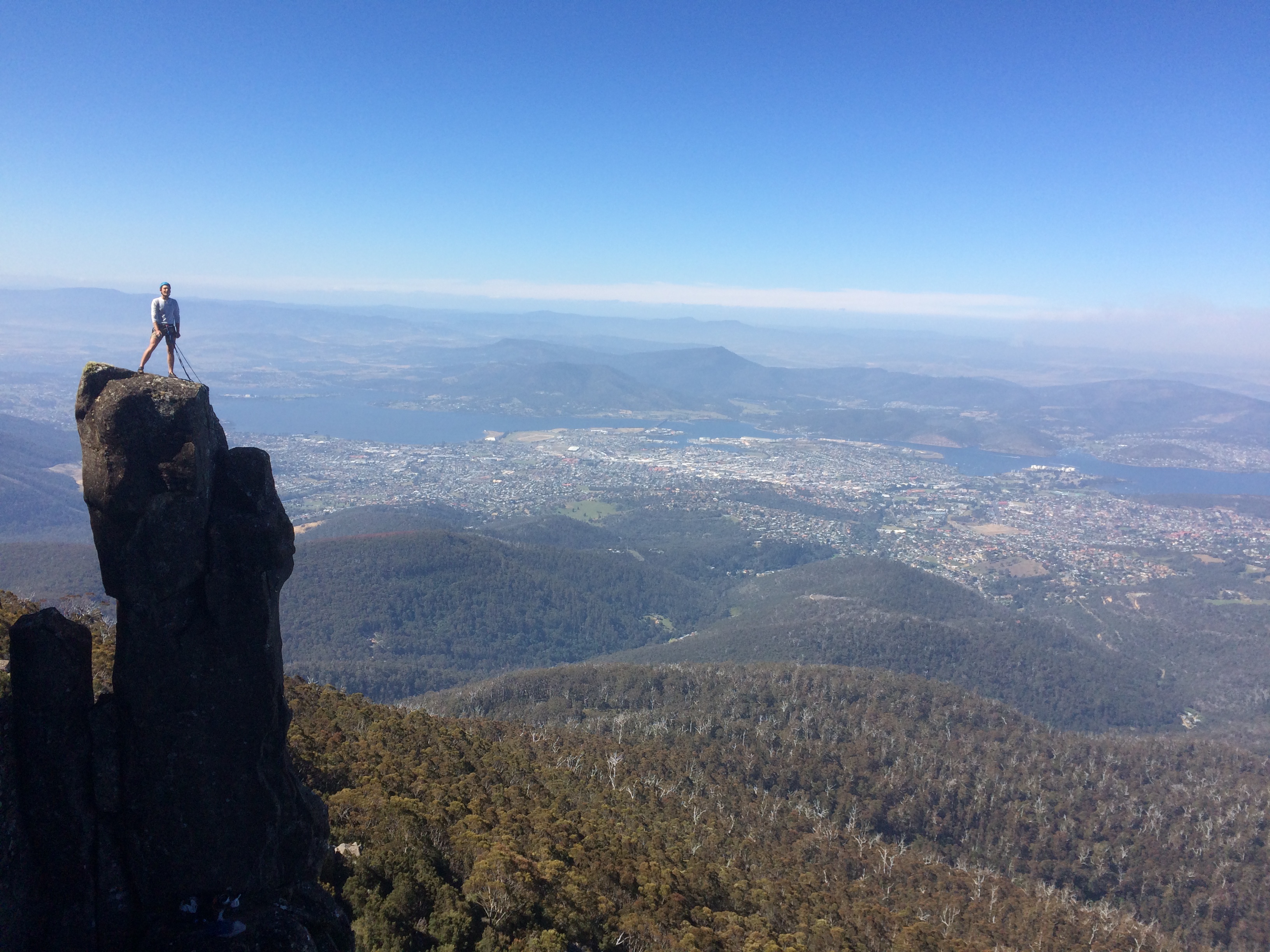 Climbing in Tasmania